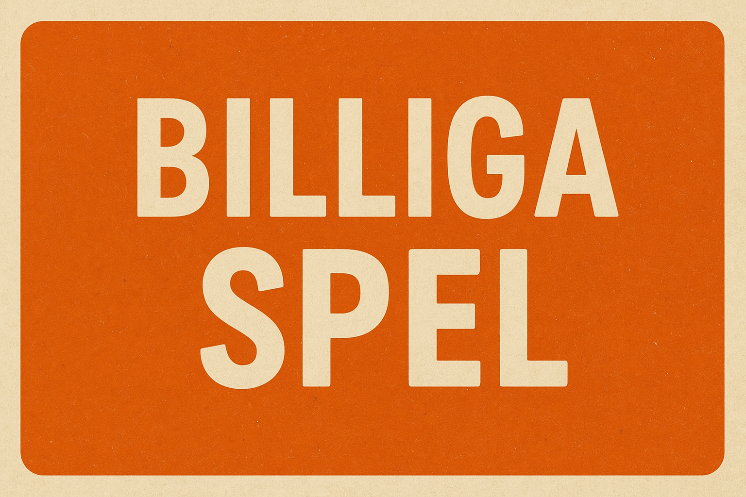 Billiga spel